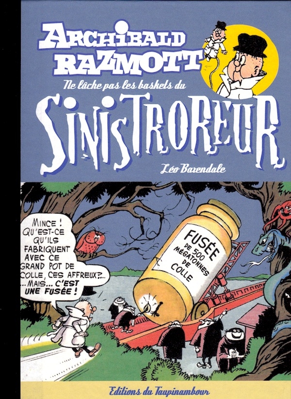 Archibald Razmott ne lâche pas les baskets du Sinistroreur par Leo Baxendale