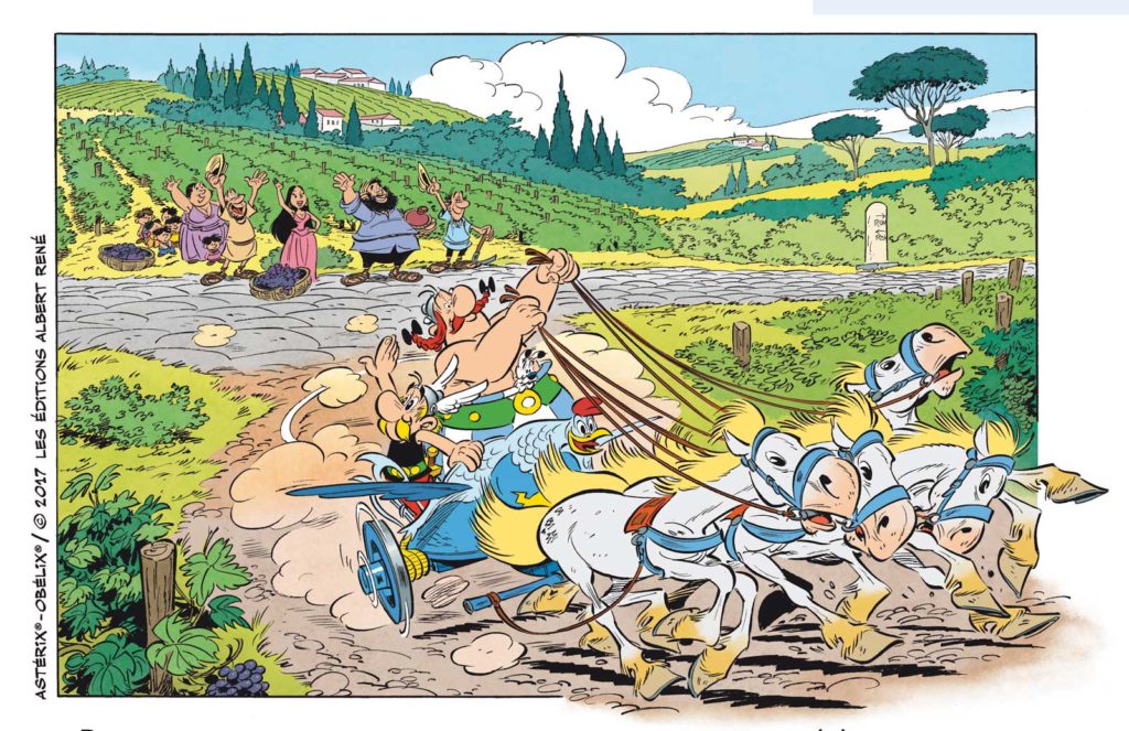 Asterix and the Race through Italy - Chariot Chase