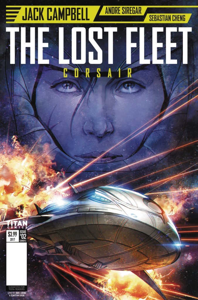 Lost Fleet #2 Cover C by Marc Laming and Sebastian Cheng