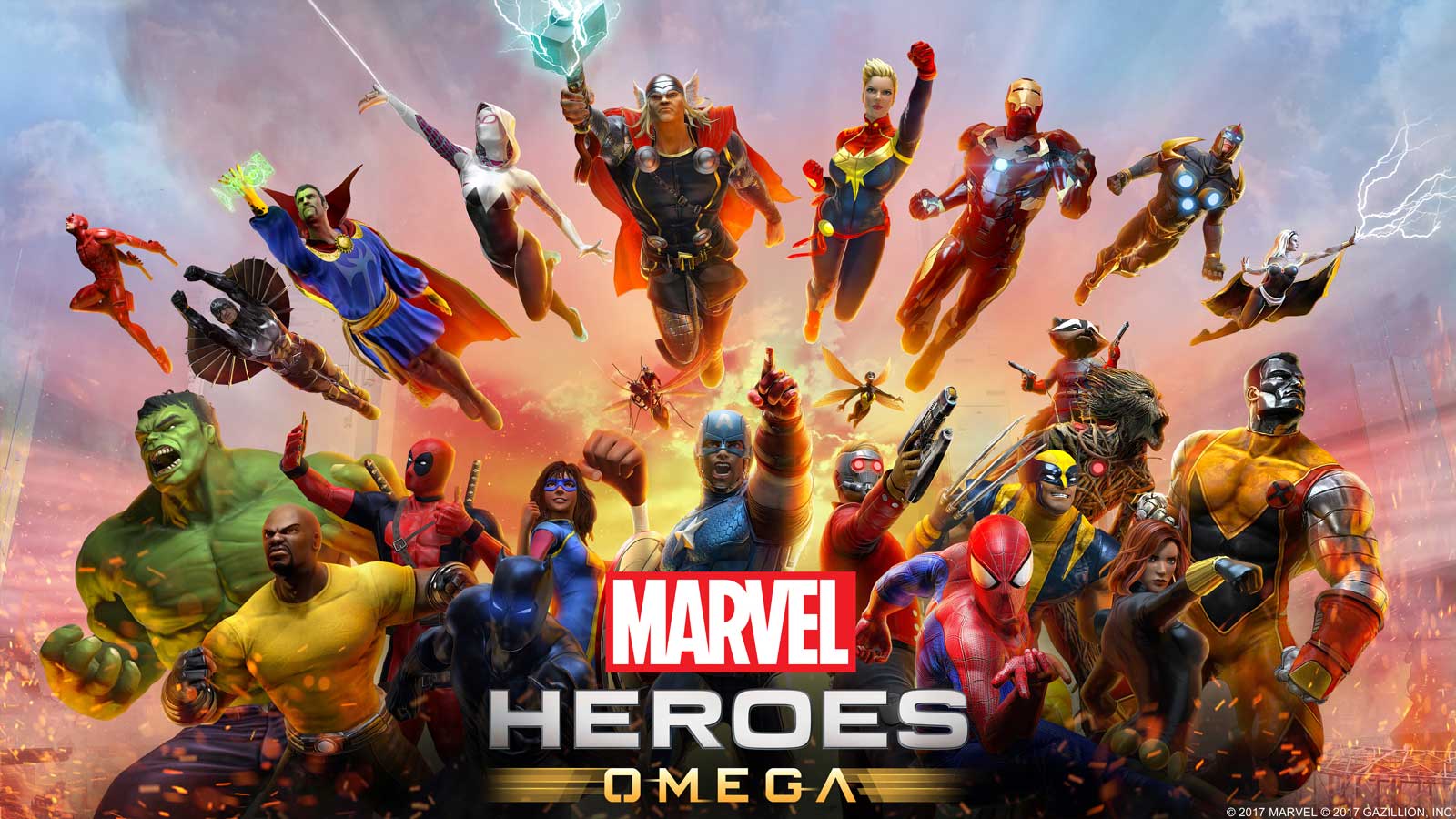Marvel Heroes Omega - Key Art