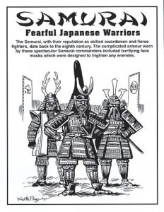Japanese samurai by Keith Page for Commando 3987