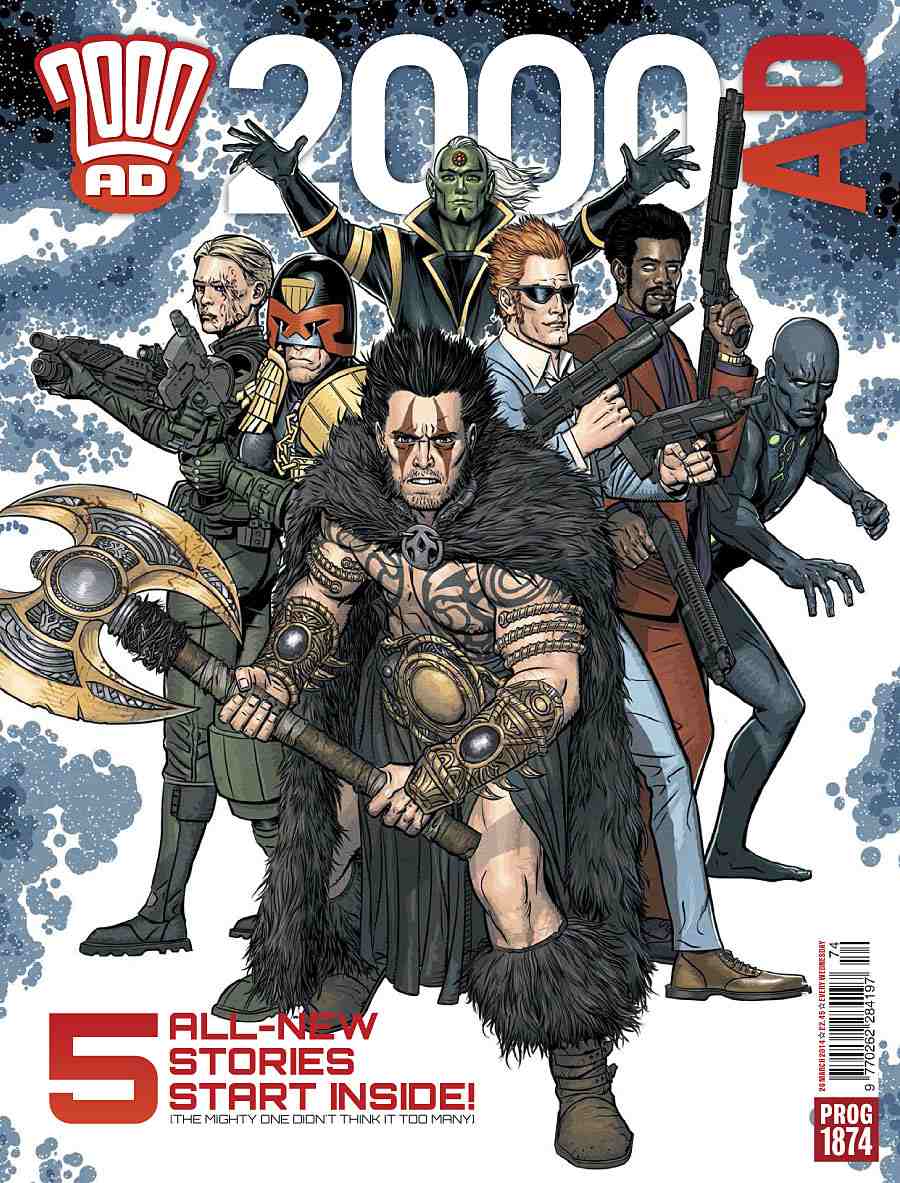 2000AD  Prog 1874 - Cover by Edmund Bagwell