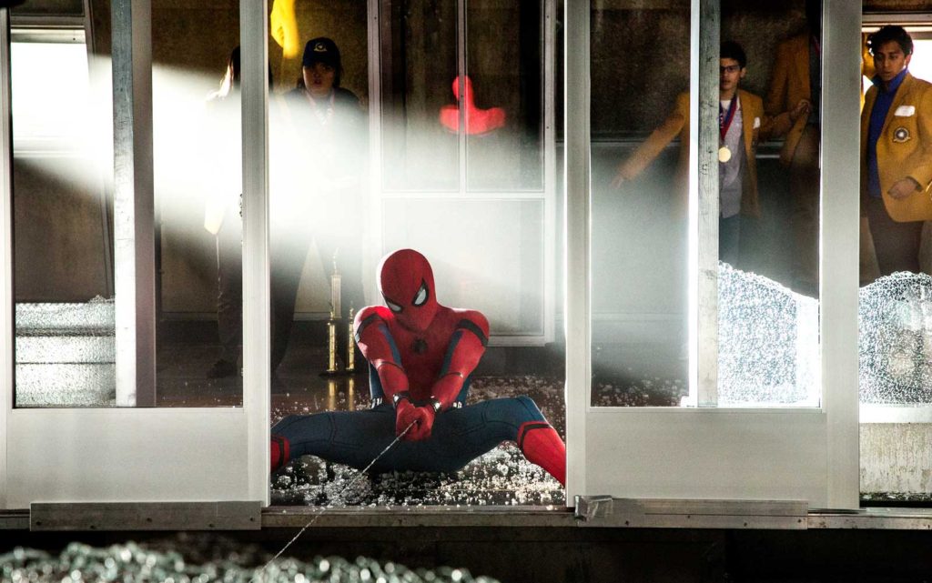 Spider-Man in action