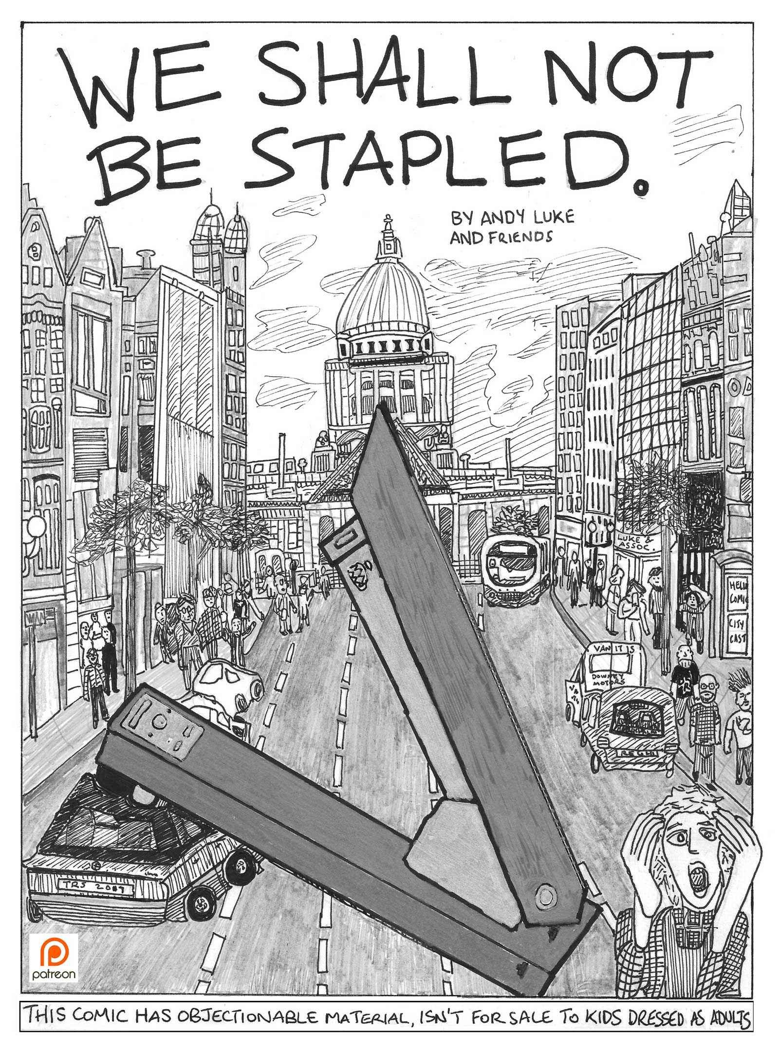 We Shall Not Be Stapled - Cover