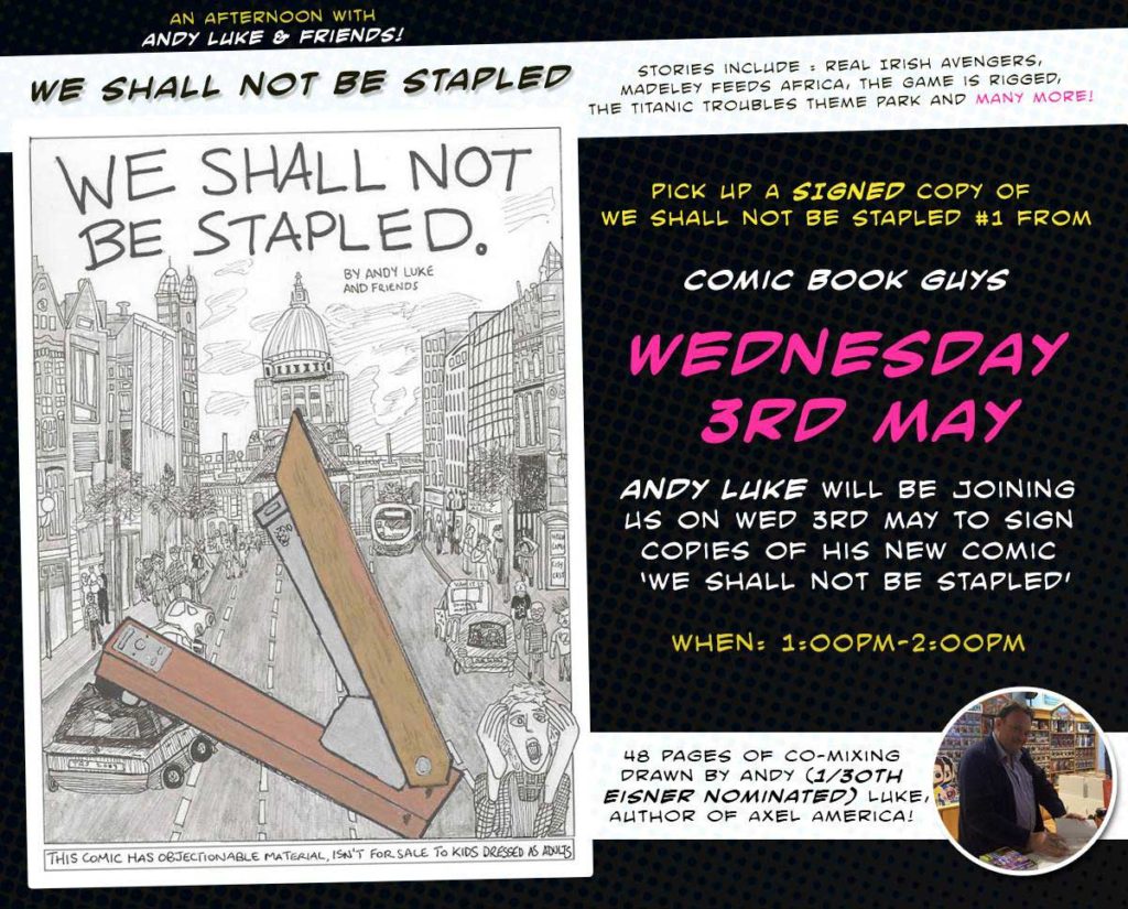 We Shall Not Be Stapled -  Launch Poster