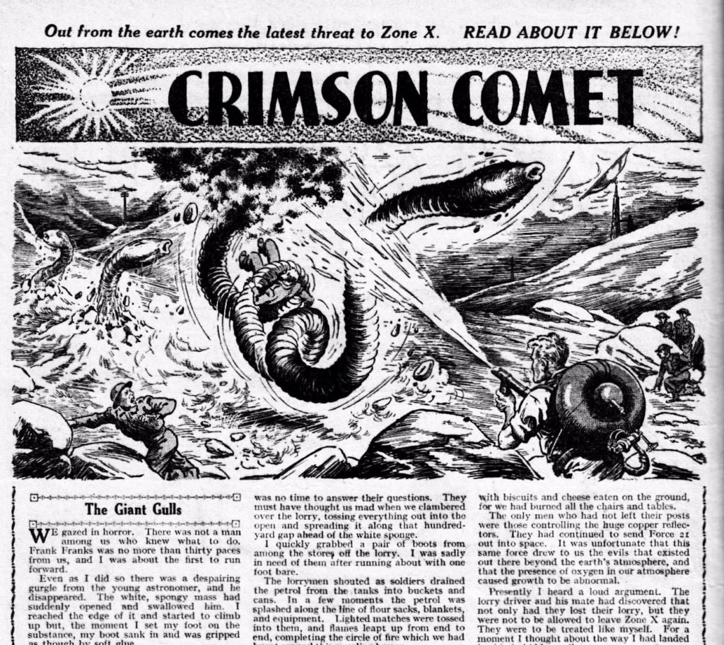 "Crimson Comet" - Wizard, 1946