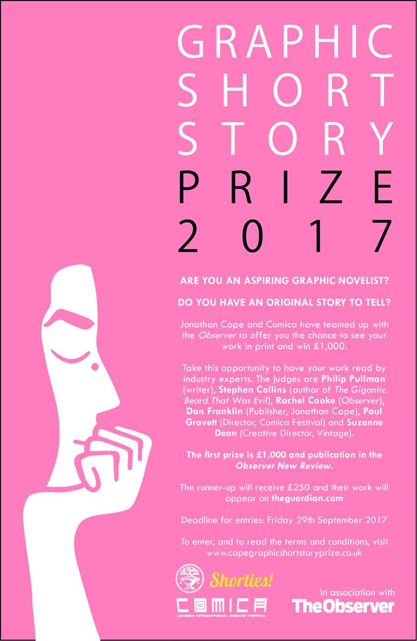 Observer/ Cape/ Comica Graphic Short Story 2017 Prize Poster
