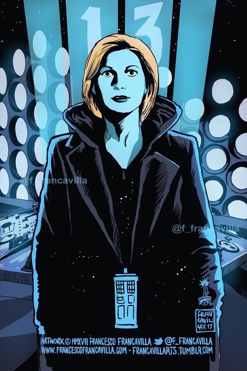 The Thirteenth Doctor by Art by Francesco Francavilla