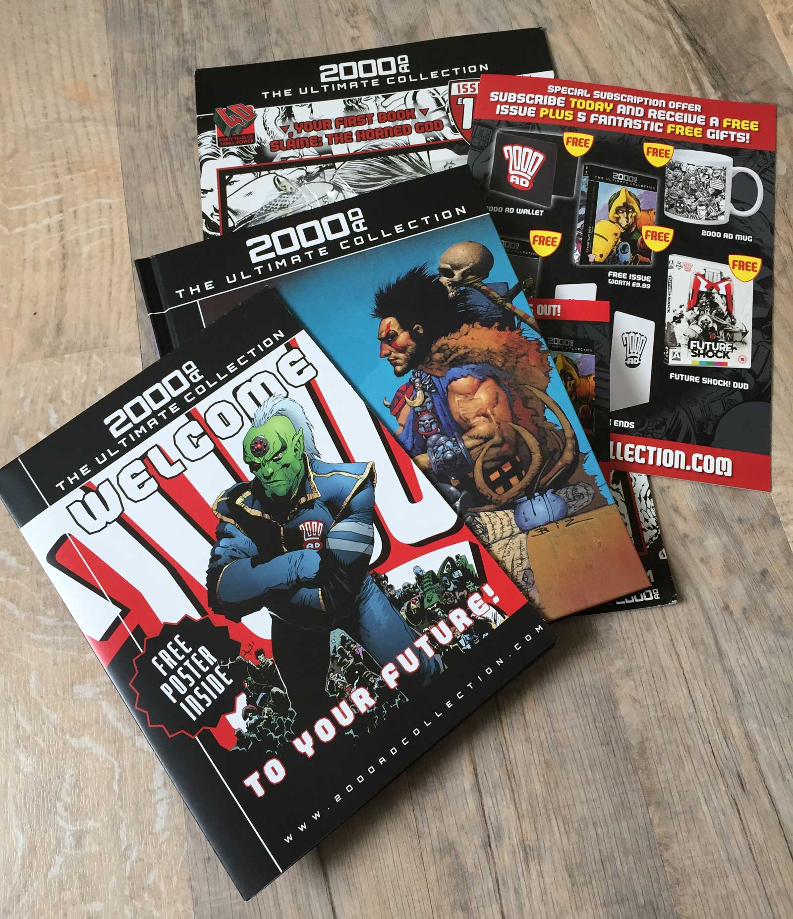 2000AD - The Ultimate Collection Issue One - Pack Shot