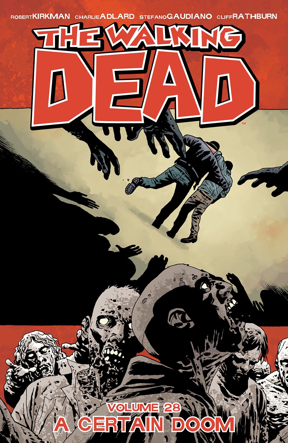 The cover of Walking Dead Volume 28, out in September