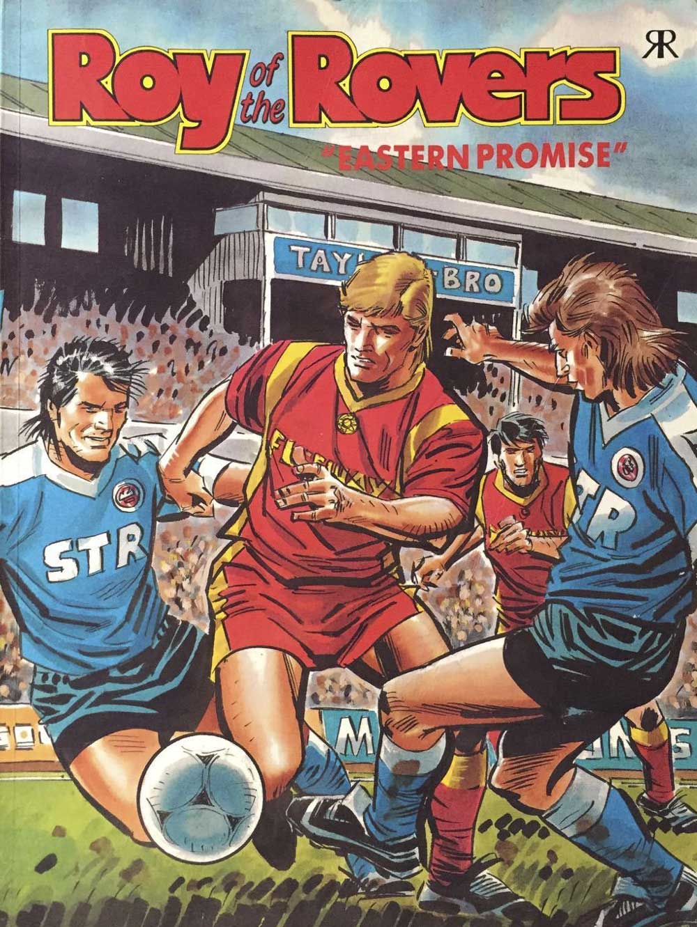 One of many Roy of the Rovers spin-off books, detailed here by Richard Sheaf