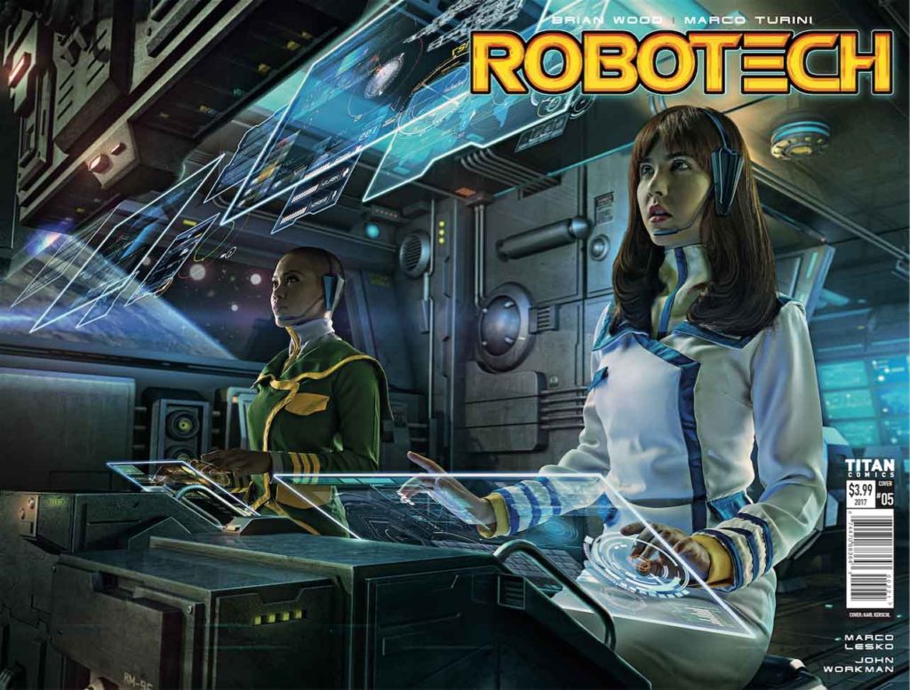 Robotech #5 Cover B: Cosplay Wraparound Variant 
