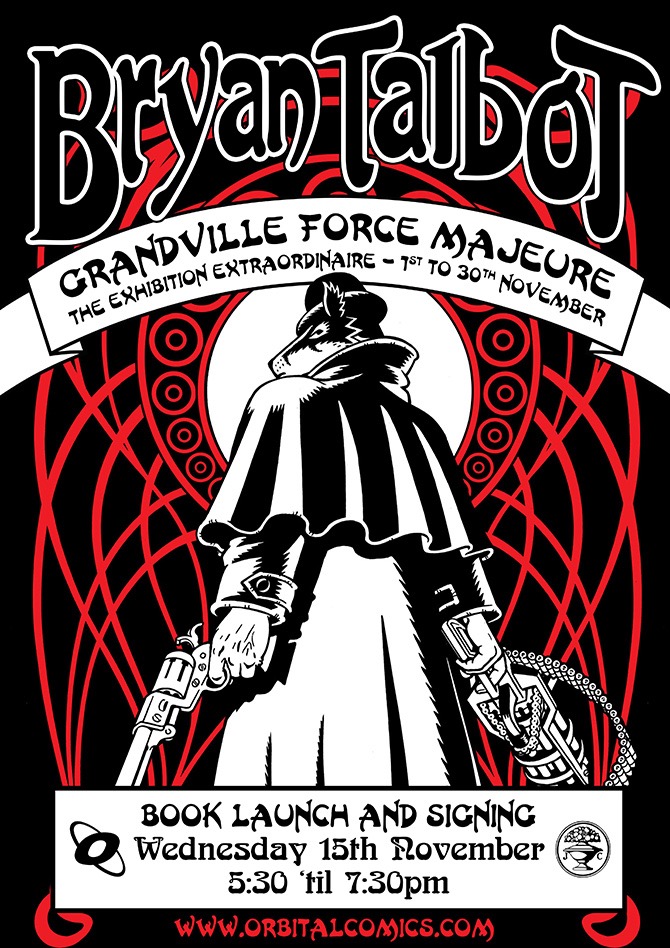 Grandville: Force Majeure - Orbital Comics Signing Poster