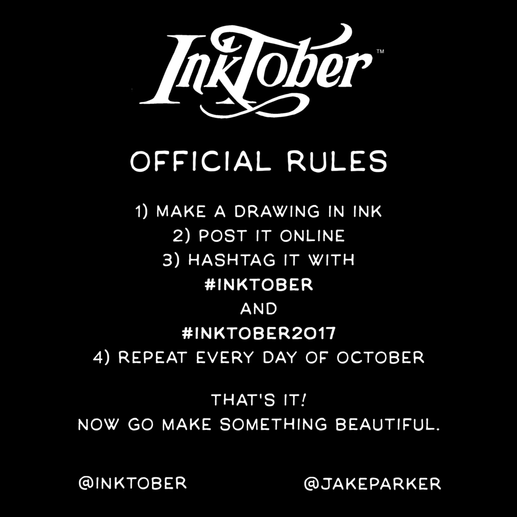 Inktober Official Rules