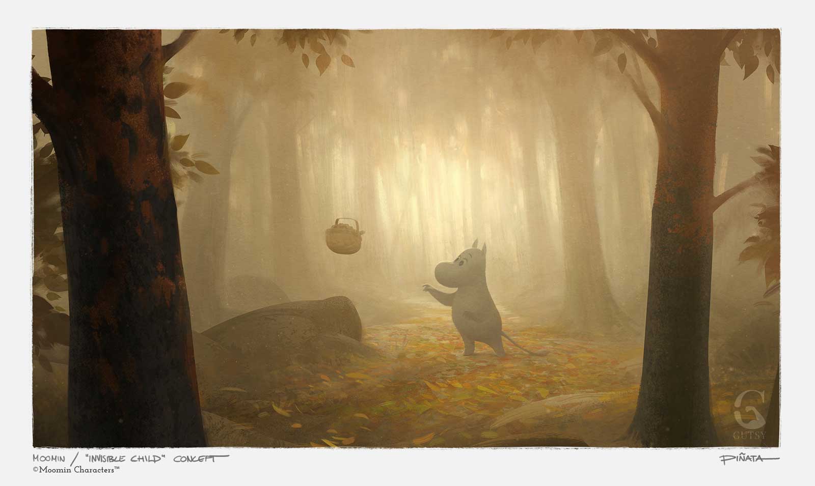 MoominValley Concept Art - The Invisible Child © Moomin Characters