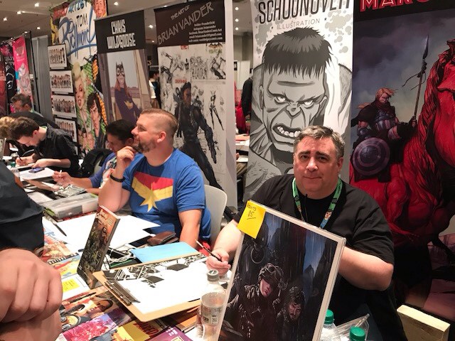 New York Comic Con Day 1 - Brent Schoonover and Marc Laming