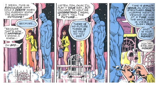 Details from Watchmen. Art by Dave Gibbons