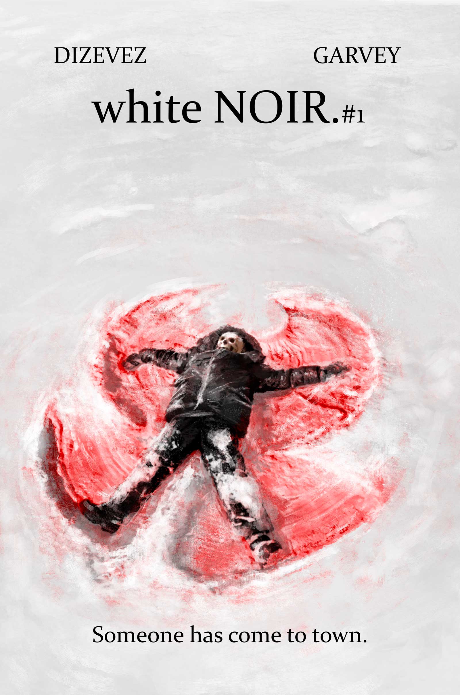 white NOIR #1 - Cover