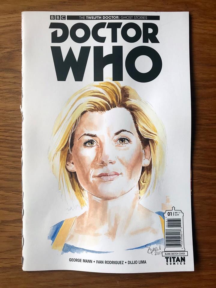 Doctor Who art by Simon Myers - Thirteenth Doctor