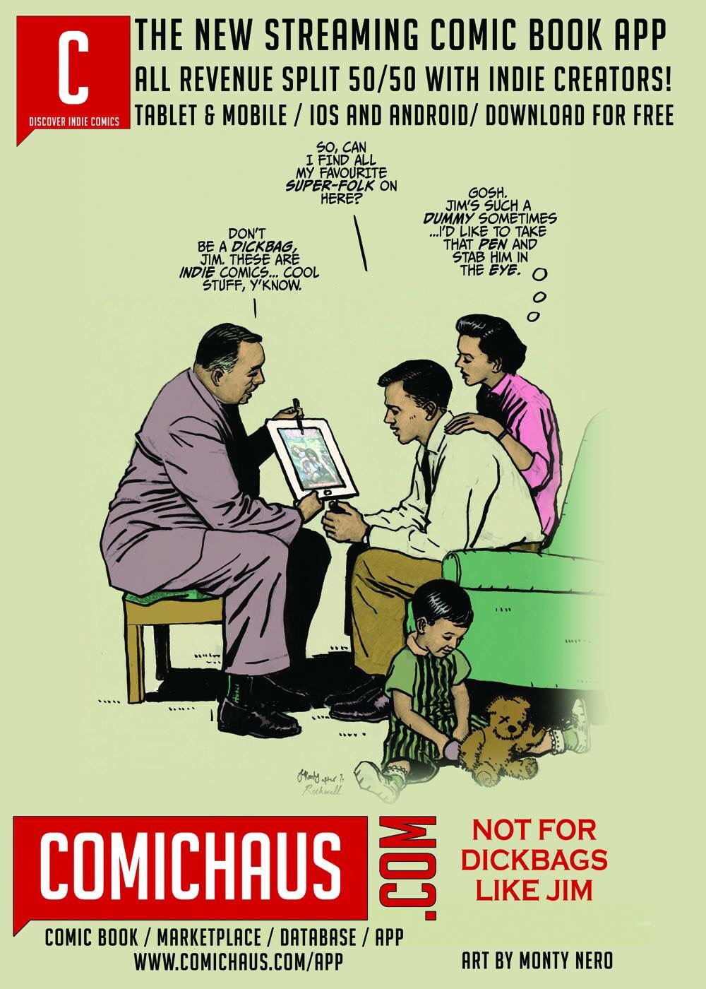 Comichaus App - Promotional Poster