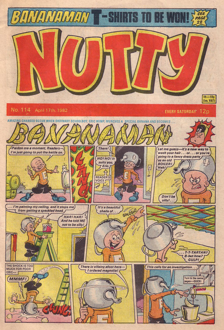 Nutty Issue 114 - cover dated 17th April 1982