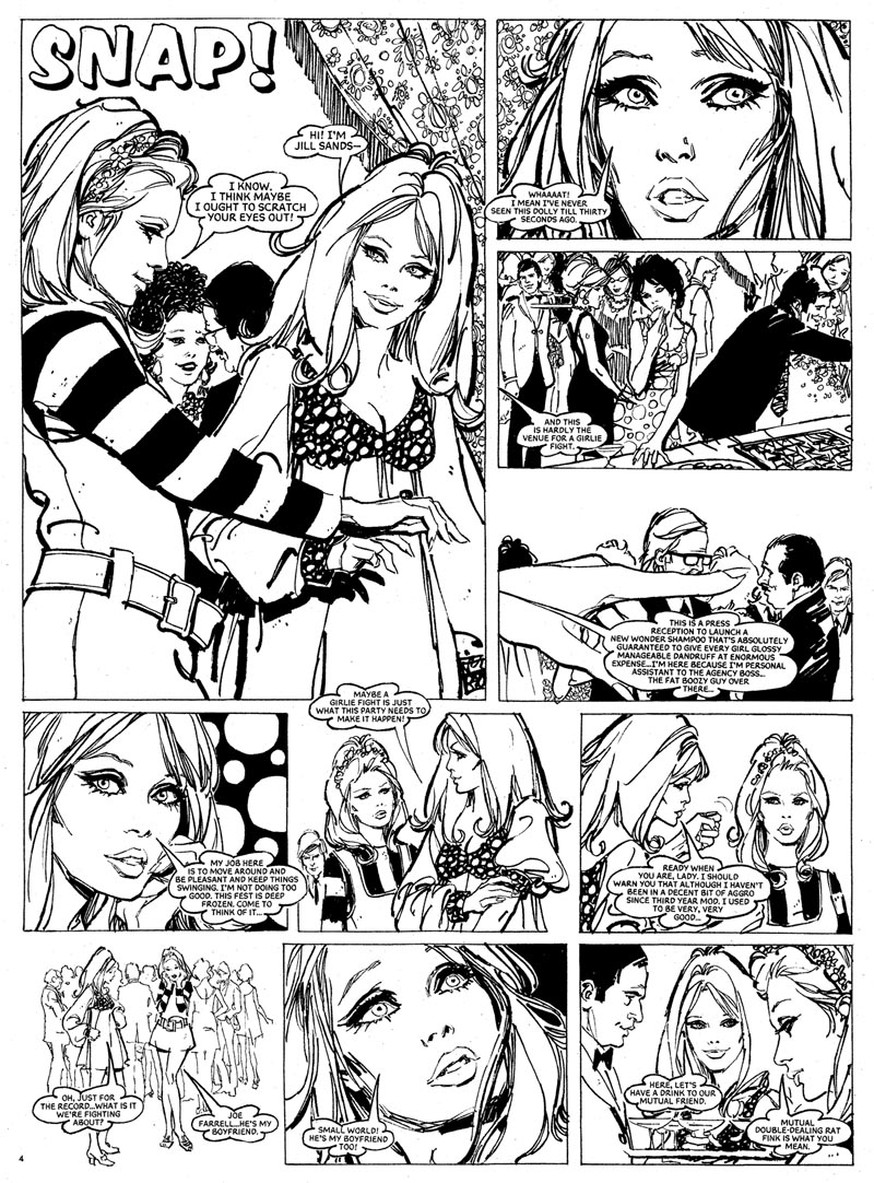 1960s British romance comic art by Luis Garcia Mozos