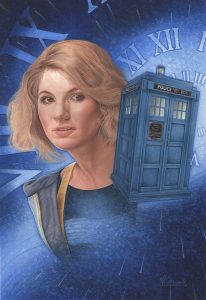 Jodie Whitaker as the Thirteenth Doctor by Pete Wallbank