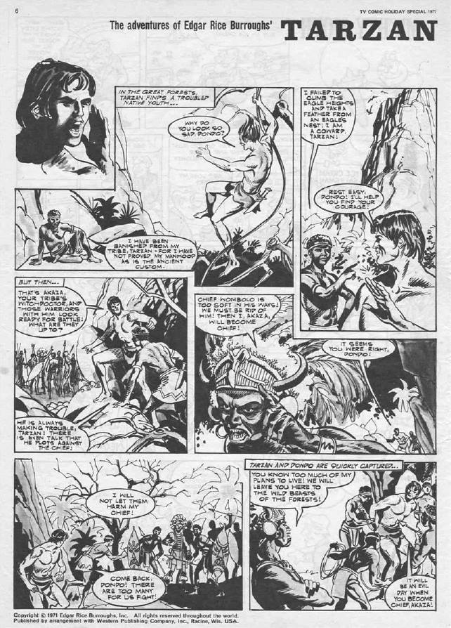 TV Comic Holiday Special 1971 - "Tarzan"