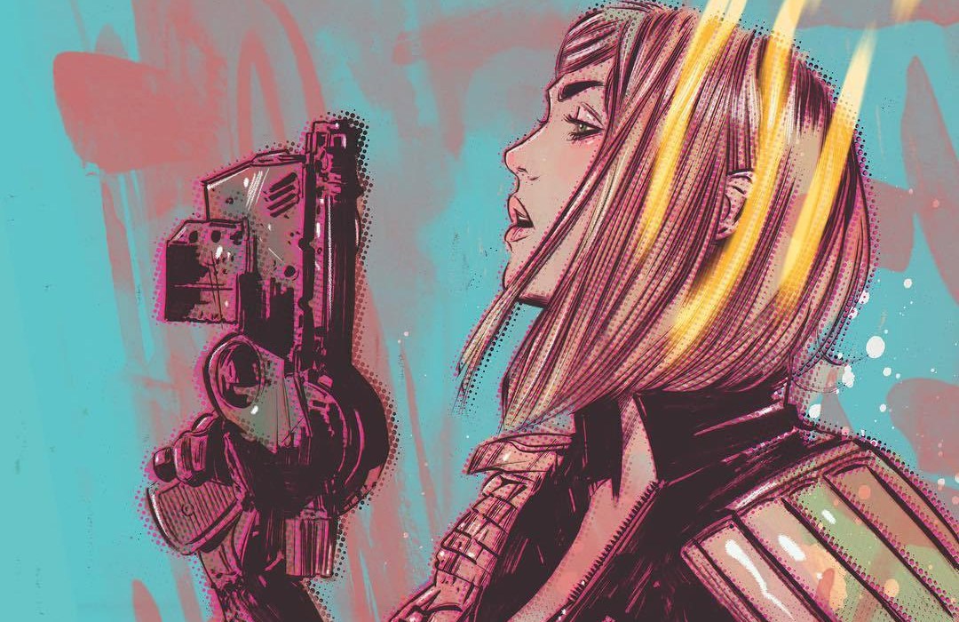 Judge Anderson art by Tula Lotay, previously released as a limited edition print