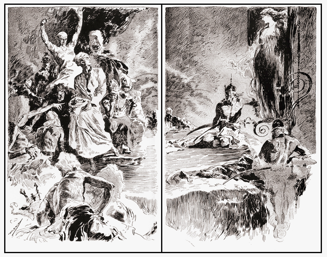 Art by Joseph Clement Coll auctioned in 2014 on behalf of Locus