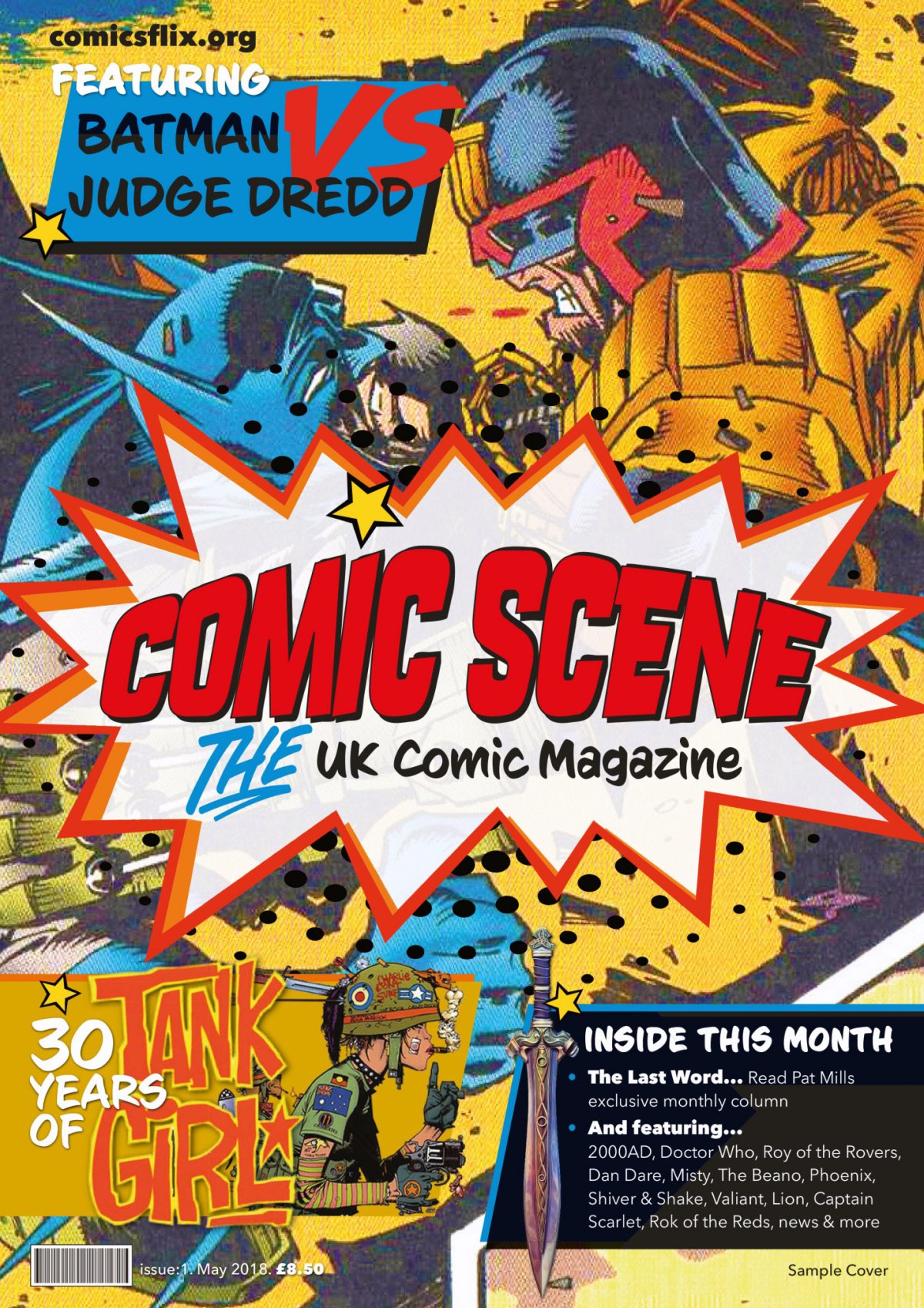 Comic Scene UK Issue 1 Cover