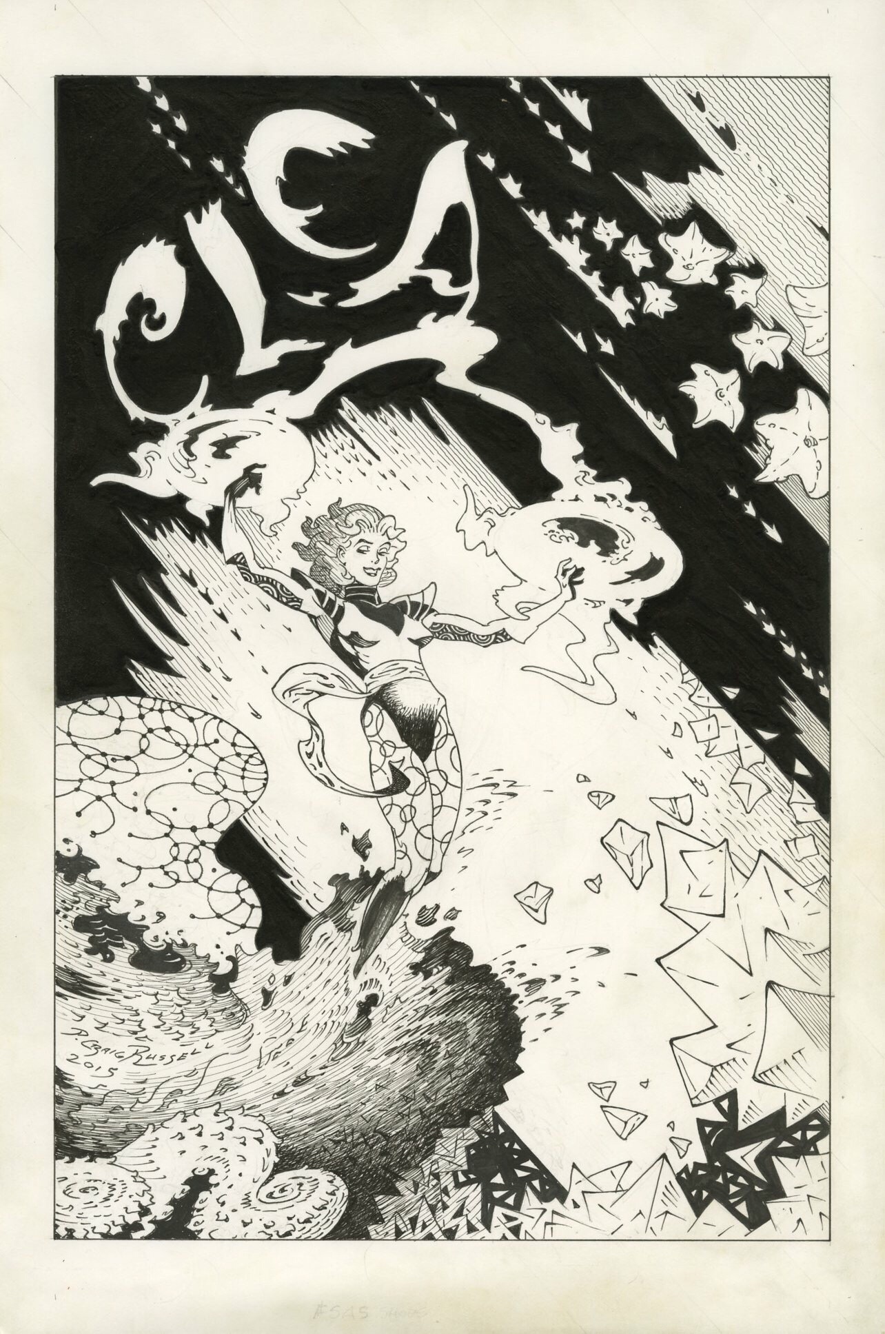 Clea (from Doctor Strange) art by P Craig Russell
