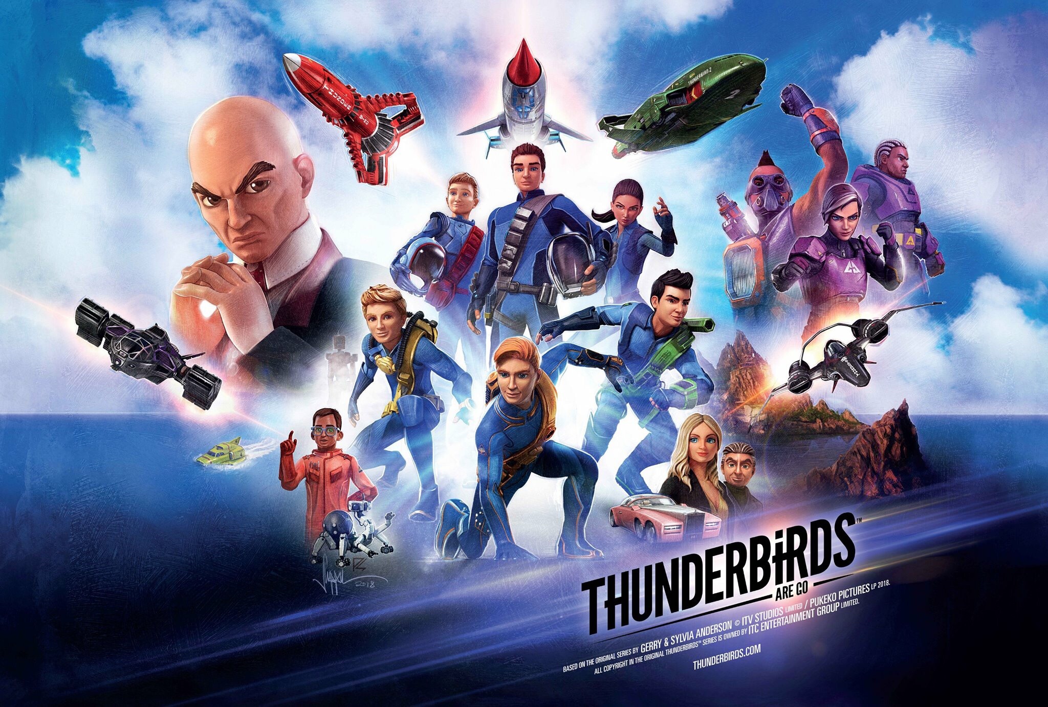 Thunderbirds Are Go - Series 3 Poster by Paul Shipper