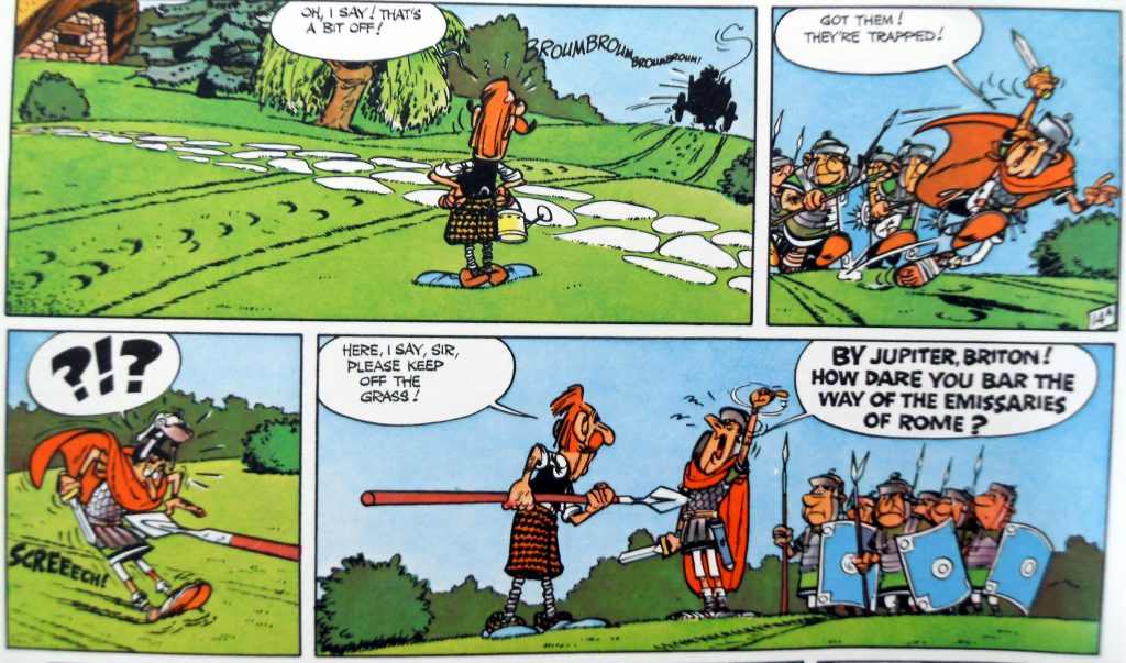 A scene from Asterix in Britain. © Les Editions Albert René