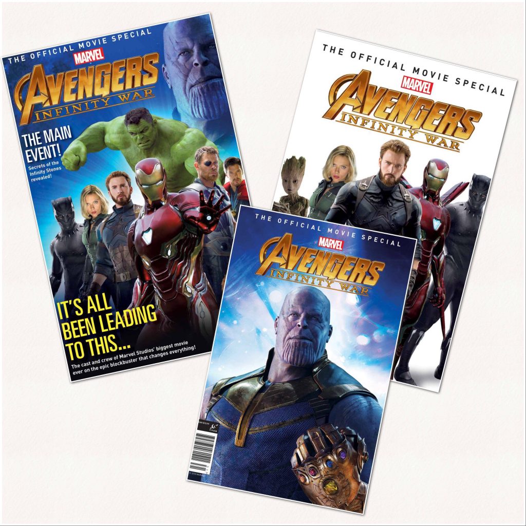 Marvel’s Avengers: Infinity War Official Collector’s Edition Covers