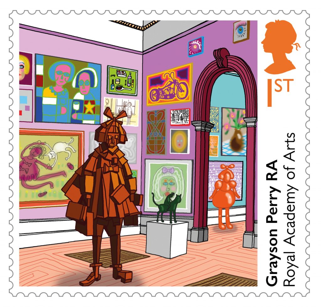 Summer Exhibition by Grayson Perry RA Stamp