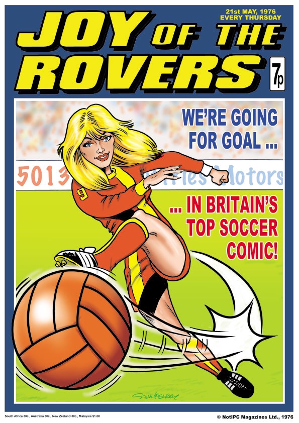 Comic Hero(ines): Joy of the Rovers by Steve McGarry