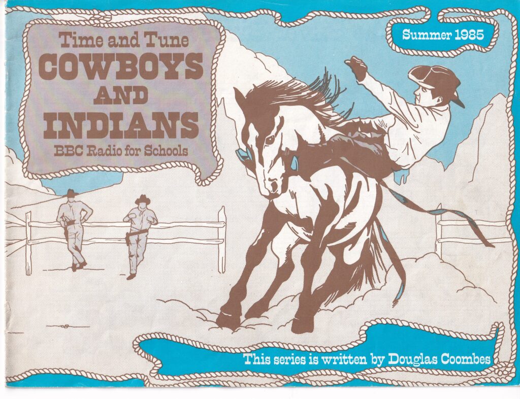Time and Tune: Cowboys and Indians, BBC Radio Booklet (1985), cover by David Nunn