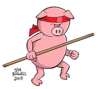 Stick Pig © Jim Boswell 2018