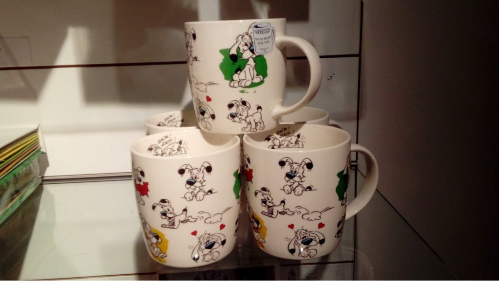 Dogmatix merchandise for sale in the Museum shop. Image: Richard Sheaf