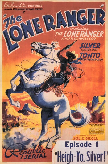 Lone Ranger (1938) - Republic Pictures Poster
