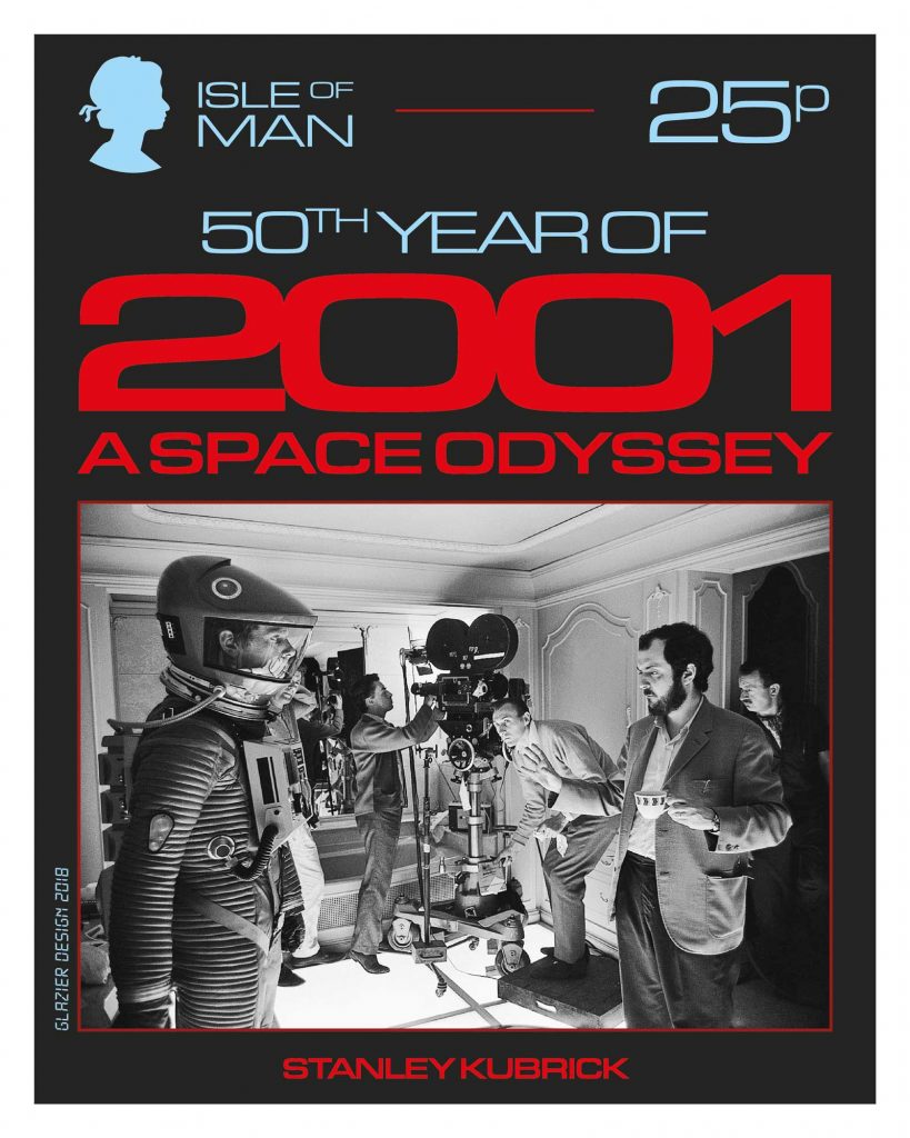 50 Years of 2001: A Space Odyssey - Isle of Man Stamps - Stanley Kubrick