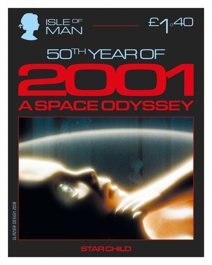 50 Years of 2001: A Space Odyssey - Isle of Man Stamps - Starchild
