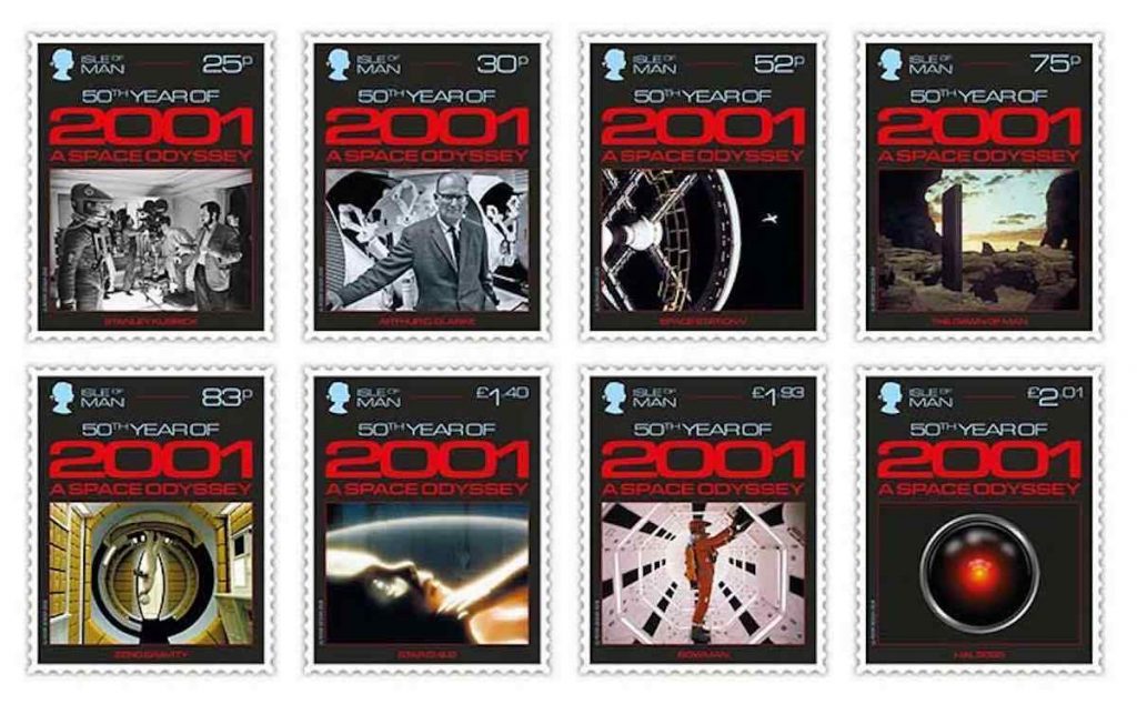 50 Years of 2001: A Space Odyssey - Isle of Man Stamps