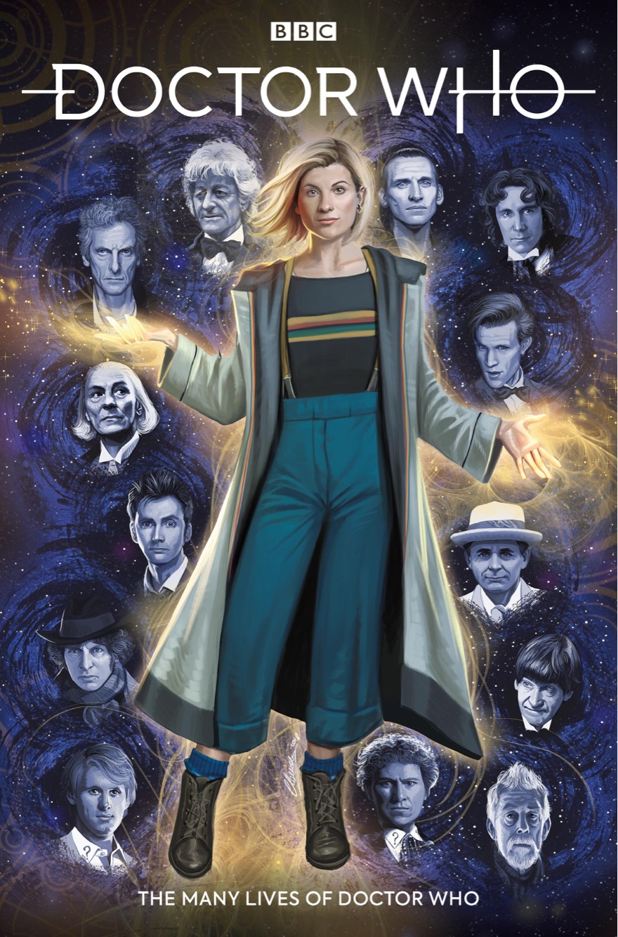 Doctor Who: The Thirteenth Doctor #0 – The Many Lives of Doctor Who Cover A by Claudia Ianniciello