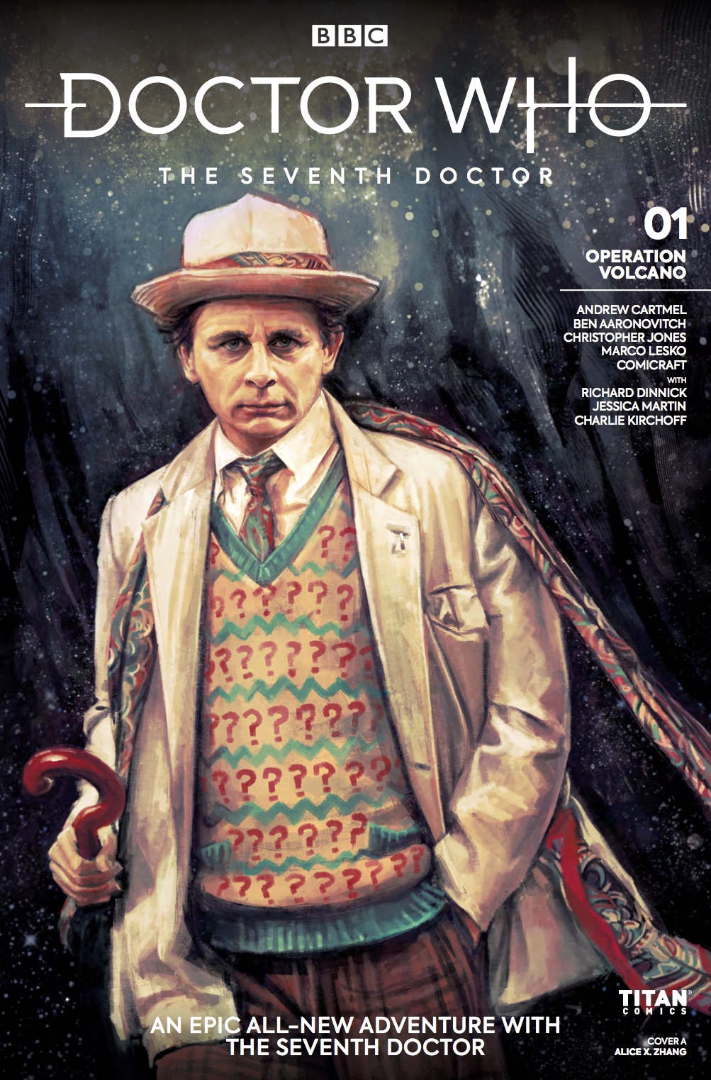 Doctor Who - The Seventh Doctor - Operation Volcano #1 Cover A by Alice X. Zhang