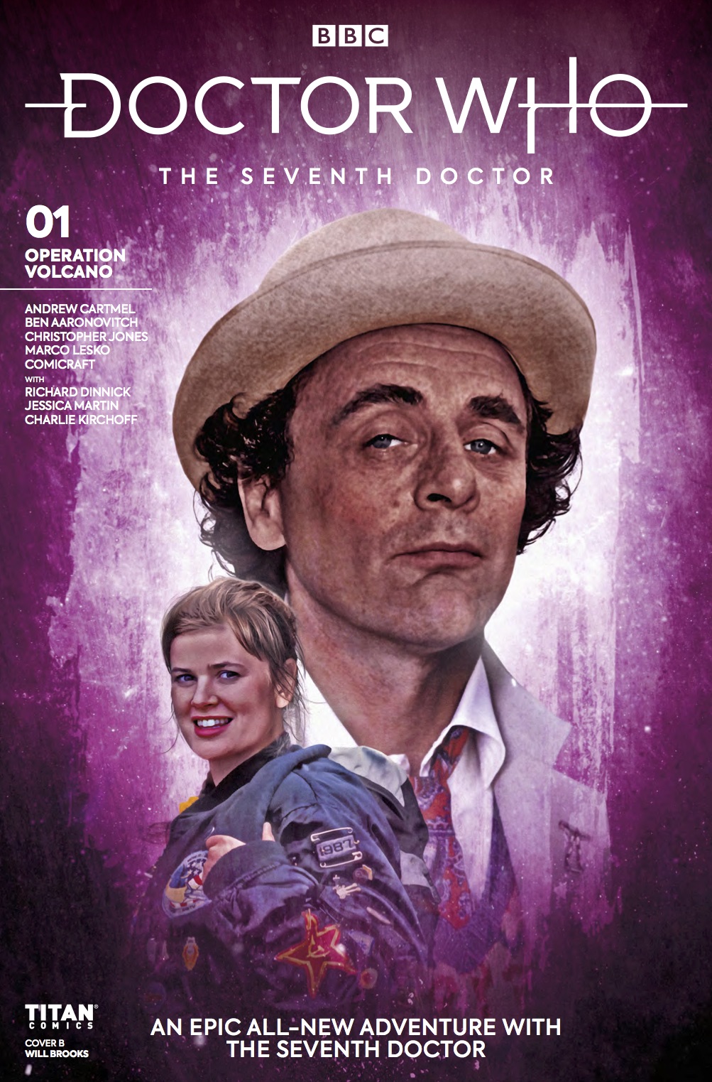 Doctor Who - The Seventh Doctor - Operation Volcano #1 Cover B by Will Brooks