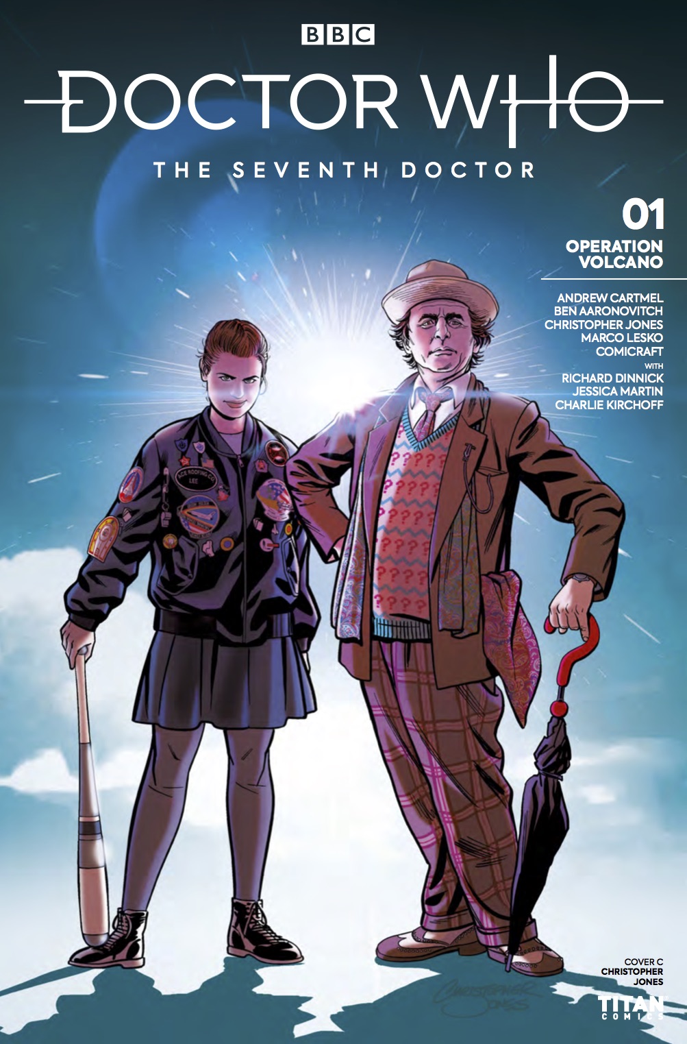 Doctor Who - The Seventh Doctor - Operation Volcano #1 Cover C by Christopher Jones
