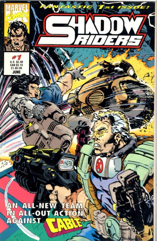 Shadow Riders #1 Cover by Ross Dearsley featuring Cable