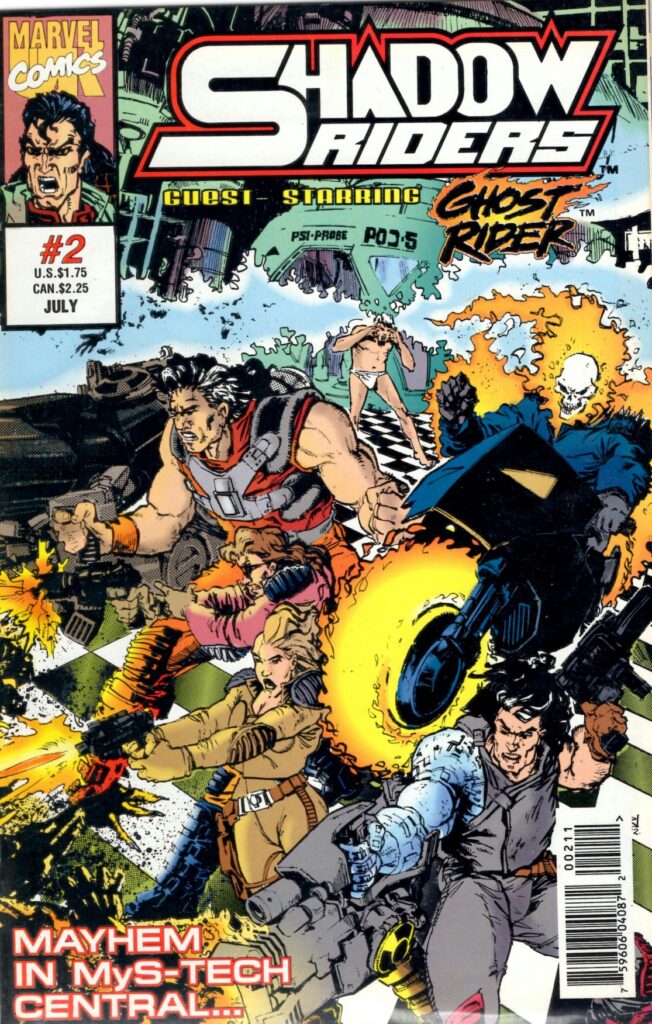 Shadow Riders #2 Cover by Ross Dearsley